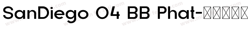 SanDiego 04 BB Phat字体转换